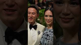 Tiktok Ceo, Shou Zi Chew, And His Wife Vivian Kao Arrive At The Met Gala