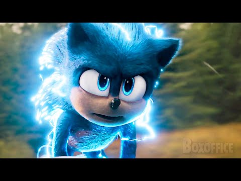 Everytime Sonic gotta go FAST (Sonic &#43; Sonic 2 Best Scenes) ⚡ 4K