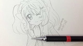 Draw a Manga Girl (Real Time)