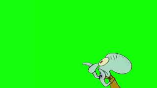 Squidward Shouting Nooo - Green Screen