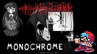 We Meet Again... But Where Am I? Monochrome, But Yuri Sings It Fnf Mod Showcase