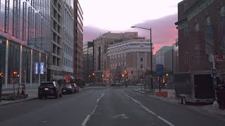 [Live🔴With Music] Winter Morning Drive In Downtown Dc [4K Hdr] - @Dystopiansoundscapes