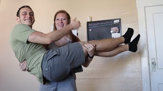 LIFT AND CARRY | WHEN A GIRL LIFT CARRY BOY