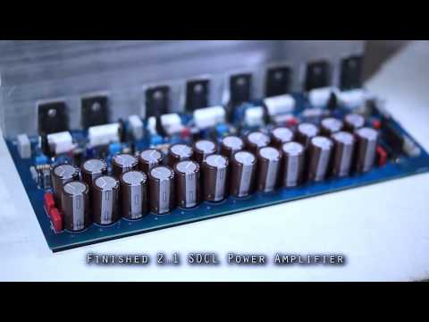 DIY + Test 1000W Super OCL 504 (SOCL 504) 2.1 Channel Speakers High Power Amplifier - PCBWay.