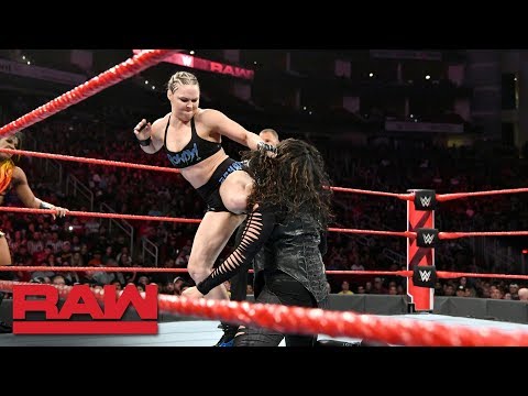 Ronda Rousey & Ember Moon vs. Nia Jax & Tamina: Raw, Dec. 3, 2018