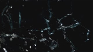 Action stock footage with a black screen (43) - broken glass