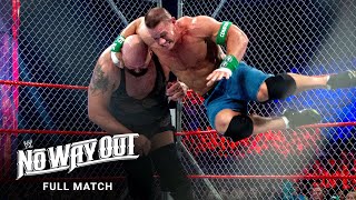 FULL MATCH - John Cena vs. Big Show - Steel Cage Match: WWE No Way Out 2012