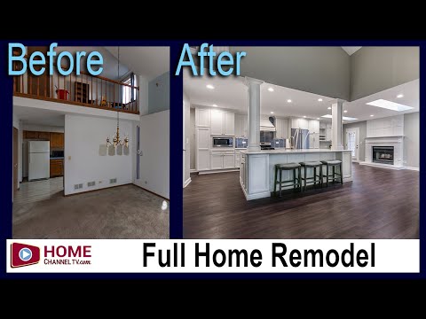 Townhome Renovation - Total Before & After Remodel - Interior Remodeling Ideas