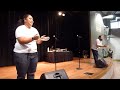 Drew Vai leads a Samoan call and response at the Ethnic Studies Conference 2012