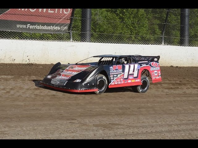 Heat 4, Merritt Speedway, World of Outlaws Late Models, 8-23-14