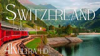 Швейцария (4K Uhd) Романтическое Фортепиано - Швейцарский Расслабляющий Фильм | Switzerland (Swiss)