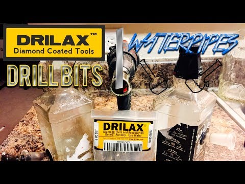 Drilax Glass Drill Bit Review/Tobacco Water Pipes?!?!