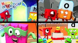 Crossover Compilation - Numberblocks & Alphablocks | Part 5 - Learn to count and