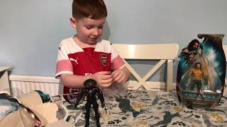 Leo’s fun box fun Aquaman figure un-boxing Aqua man DC unboxing and Toy Review