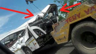 Death accident / TATA marcopolo Ultra bus / i travelled with yesterday