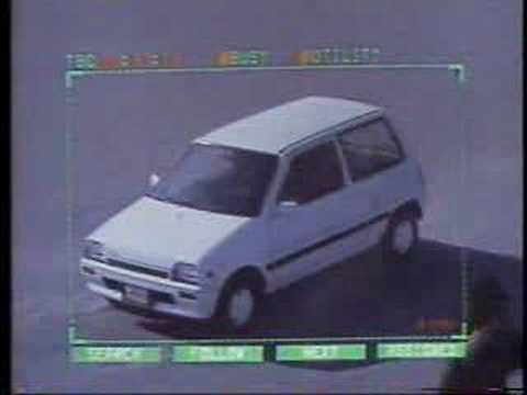 Daihatsu Mira Turbo. 1988 DAIHATSU MIRAPARCO Ad