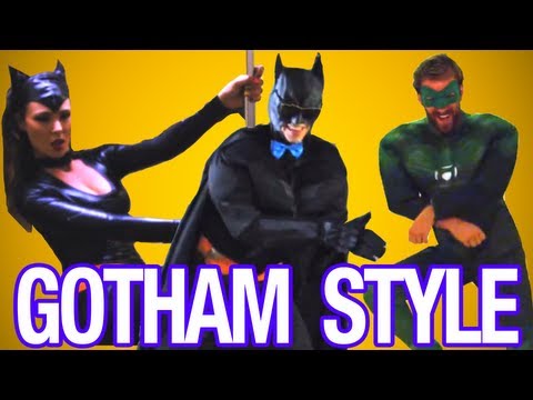 GOTHAM STYLE! - PSY - GANGNAM STYLE (강남스타일) M/V Parody ft. Batman & Catwoman