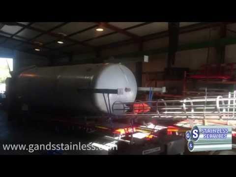G&S Stainless Services - Manufacture of 42,000 Litre Stainless Steel Vessel