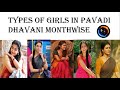 TYPES OF GIRLS IN PAVADAI DHAVANI MONTWISE 👩🏻🔥