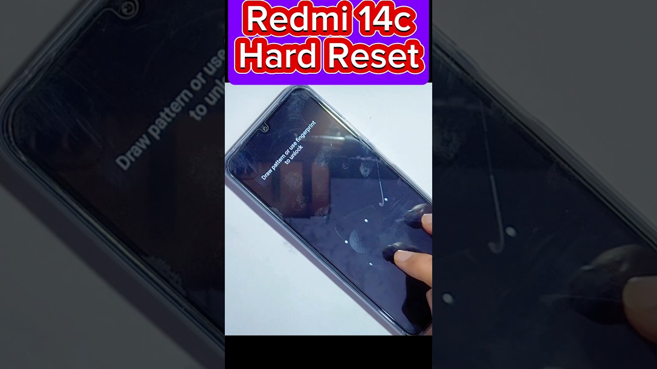 How To Hard Reset Xiaomi Redmi 14C Remove Screen Lock How To Hard Reset Xiaomi Redmi 14C Remove Screen Lock