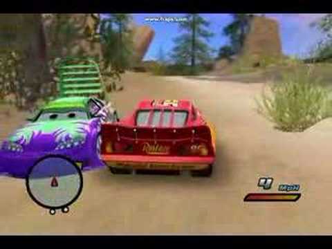 Cars video game - Wingo making wierd noises