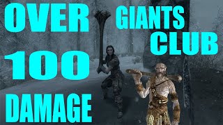 How To Get The Giants Club In Skyrim