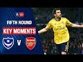 Portsmouth vs Arsenal | Key Moments | Fifth Round | Emirates ...