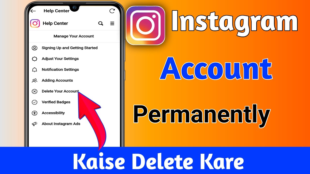 Instagram account delete kaise kare | Instagram id Instagram account delete kaise kare | Instagram id