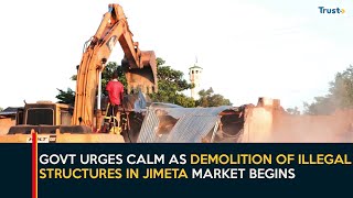Adamawa Govt Urges Calm As Demolition Of Illegal Structures In Jimeta Market Begins