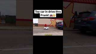 Driving Toy Car In Drive- Thru Prank Daawave