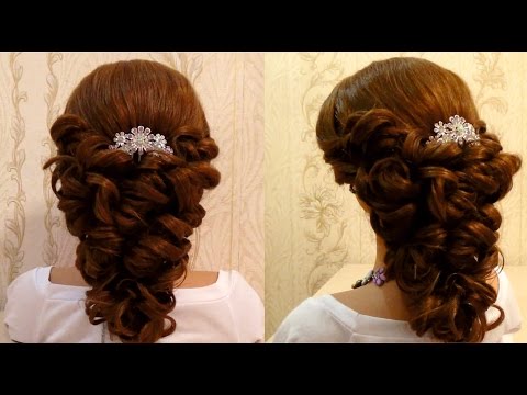 Праздничная прическа на новый год Праздничная прическа на новый год