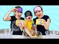 CILLA & MADDY CHEATED! Blindfolded Slime Challenge!!