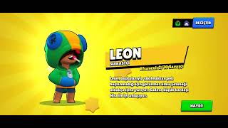 Brawl Stars Yeni̇ Karakter Leon. Efe Oyunda
