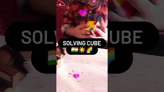 Junior Master Tarun Solving Cube Fast