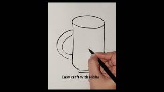 Easy Drawing Of Cup Start With C