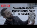 Shahid Kapoor Recites Shakespeare In A Graveyard | Haider | Netflix India