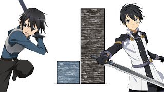 Kirito POWER LEVELS Over The Years (All Seasons)