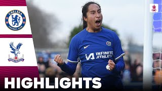 Chelsea vs Crystal Palace | What a Goal From Ramírez | Highlights | Adobe Women'