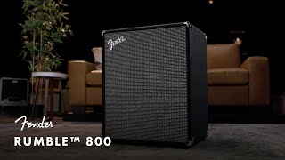 Exploring the Rumble 800 Amplifier | Fender Amplifiers | Fender