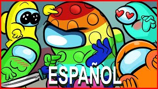 El Impostor De Colores y Mini Tripulantes - Among us Animación Español