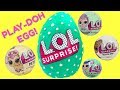 Fizzy Makes DIY LOL Surprise Play Doh Egg