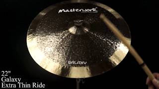 Masterwork Galaxy 22 Extra Thin Ride Masterwork Cymbals
