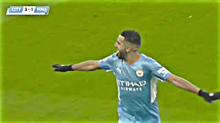 Riyad Mahrez 4K Free Clip Clip For Edit Celebration.