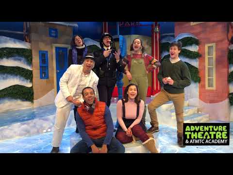Happy Holidays from the cast of Frosty the Snow Man at Adventure Theatre MTC!