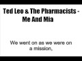 Ted Leo & The Pharmacists - Me And Mia [LYRICS]