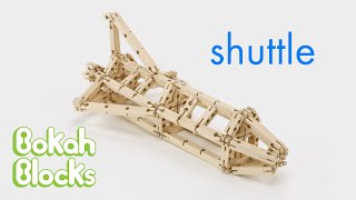 How to Build a Space Shuttle with Bokah Blocks - Instructional Video