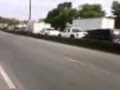 YIPETA IMPACTA CAMION DE POLLO EN EL KM 20 DE LA DUARTE
