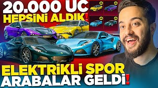 Elektri̇kli̇ Super Spor Arabalar Sandikta Geldi̇ Hepsi̇ni̇ Aldik Efsane Pubg Mobile
