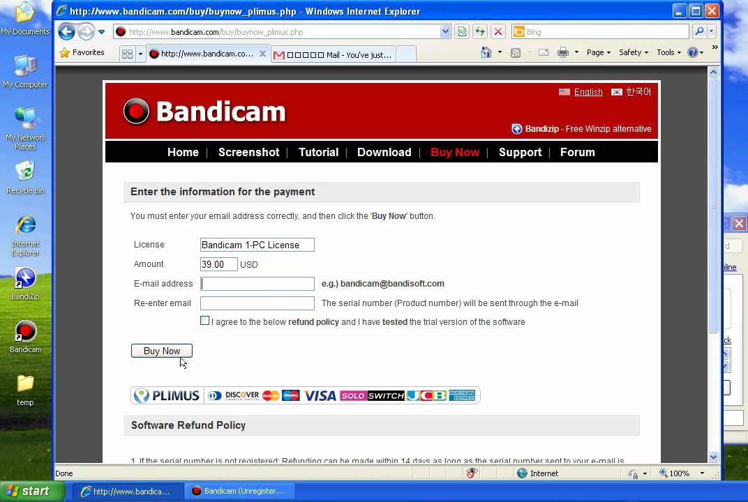 bandicam license