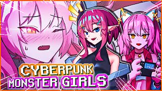 Monster Girl Harem In Cyberpunk World - Paradise Overlap Gameplay